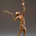 "Ad-In" bronze sculpture by Gregory Reade
