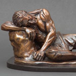 "Hylas" bronze sculpture by Gregory Reade