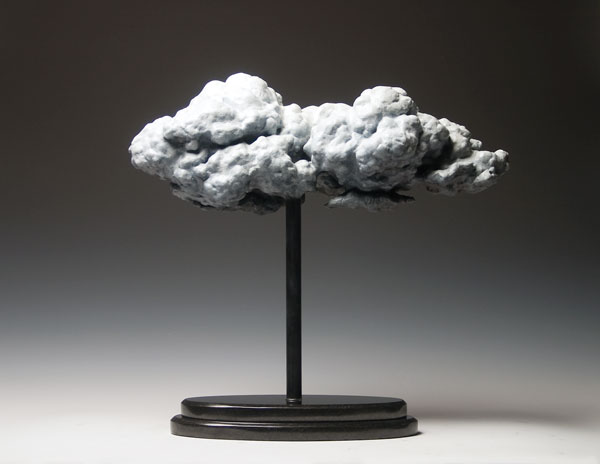 Lofty Ambitions bronze cloud sculpture left view