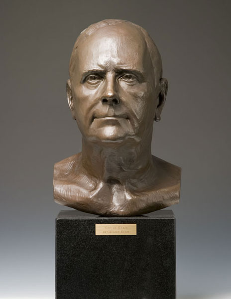 Robert Reade sculpture Bust front