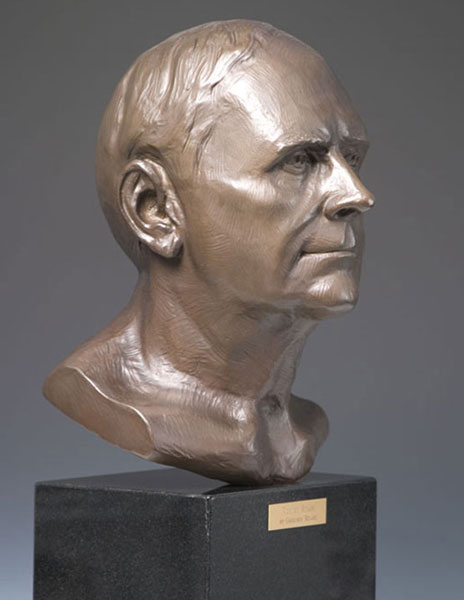 Robert Reade sculpture Bust right